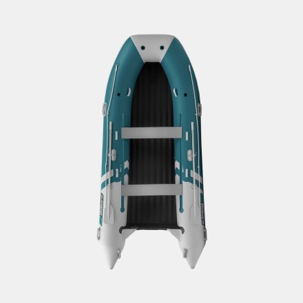 Gladiator E 420 PRO AIR Морской зеленый-белый моторная лодка ПВХ НДНД, фото 3