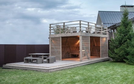 Двухэтажная беседка Ревель, фото 1