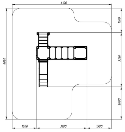 Королевство (Коты) - ДИК 1.15.06-11 - Игровой комплекс H=900, фото 6