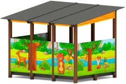 Теневой навес (Полянка) МФ 78.31.24-07, фото 4 Теневой навес (Полянка) МФ 78.31.24-07, фото 4