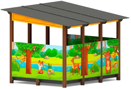 Теневой навес (Полянка) МФ 78.31.24-07, фото 2