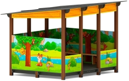 Теневой навес (Полянка) МФ 78.31.24-07, фото 1 Теневой навес (Полянка) МФ 78.31.24-07, фото 1