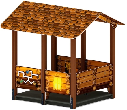 Домик большой 1 (Эко) МФ 10.01.07-02, фото 2