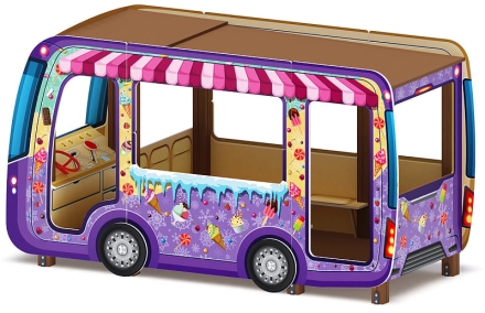 Автобус-мороженое (фиолетовый) - Беседка - МФ 10.03.14, фото 2
