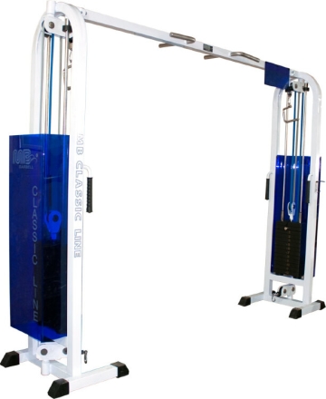 Перекрёстная тяга Barbell МВ 3.05 (грузоблок) (Кроссовер) белый, фото 1