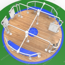 Карусель для колясочников и сопровождающих лиц