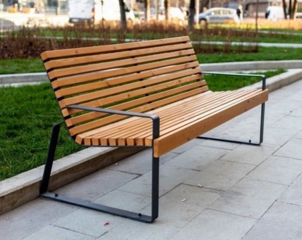Скамейка TORUDA «Глория» со спинкой 1,8м, фото 1