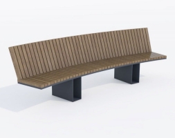 Скамейка TORUDA 8 (1 м.п.), фото 1