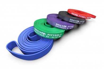 Эспандер ленточный (нагрузка 15 - 35 кг) Fit.Tools, фото 8