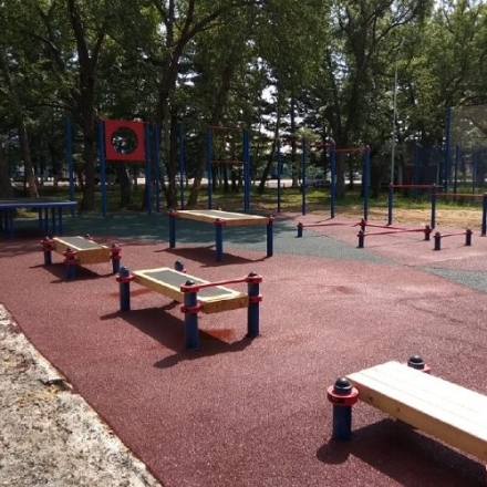 Скамья горизонтальная гимнастическая для фиксации ступней для норм ГТО S72 IronKing, фото 2