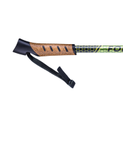 Палки для скандинавской ходьбы Forester, 67-135 см, 3-секционные, болотный/жёлтый