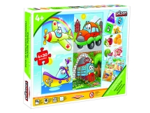 Набор пазлов 4 x 30 деталей Pilsan (03-194)