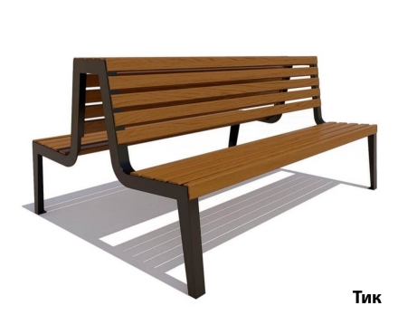 Парковая скамейка Магадан, Сосна 2 м, фото 2
