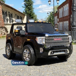 Детский электромобиль GMC Sierra Denali 4WD 12V HL368 черный, фото 4