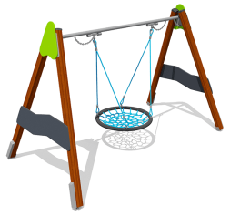 Качели Гнездо ВСТ 5714 для детской площадки, фото 2