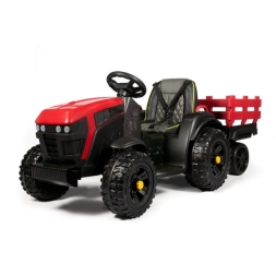 Электромобиль трактор с прицепом BDM0925 TR777 красный, фото 1