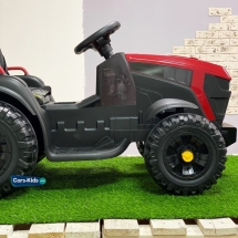 Электромобиль трактор с прицепом BDM0925 TR777 красный