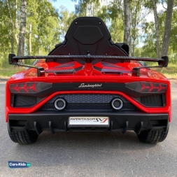 Электромобиль Lamborghini Aventador SVJ A333MP красный, фото 8