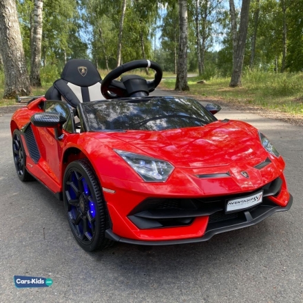 Электромобиль Lamborghini Aventador SVJ A333MP красный, фото 1