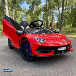 Электромобиль Lamborghini Aventador SVJ A333MP красный, фото 2