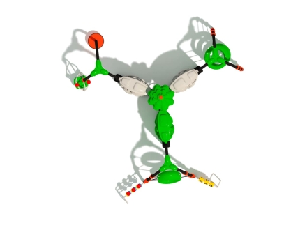 Спортивный комплекс СК-002 для уличной площадки, фото 3