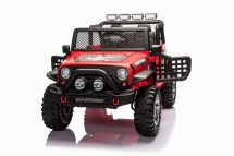 Детский электромобиль джип XMX с полным приводом (красный, EVA, 12V) - XMX618-4WD-RED