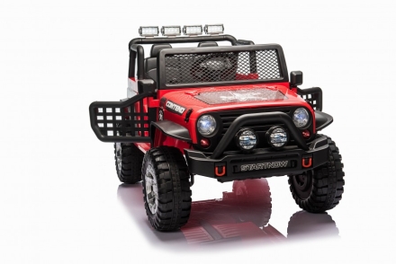 Детский электромобиль джип XMX с полным приводом (красный, EVA, 12V) - XMX618-4WD-RED, фото 1