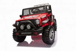 Детский электромобиль джип XMX с полным приводом (красный, EVA, 12V) - XMX618-4WD-RED, фото 5