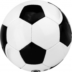 Мяч футб. &quot;Classic&quot; арт.F120615, р.5, 32 панели. PVC, 4 подкл. слоя, ручная сшивка, бело-черный, фото 3
