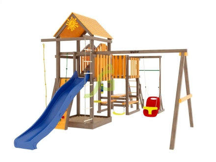 Детская площадка IgraGrad Панда Фани Мостик, фото 1