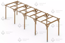 Пергола деревянная тип-1