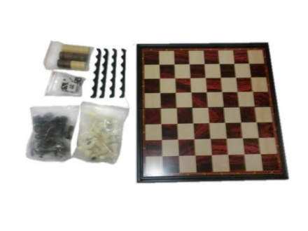 Набор 3 в 1 (шашки, шахматы, нарды) 37710/38810 магнит-пластик, фото 1