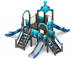 Детская игровая площадка Морской ДИК 2.17.04-01 Н-900 Н-1200 Н-1500, фото 4