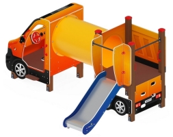 Детская игровая площадка Машинка ДИК 1.03.1.03-01 H=750, фото 2
