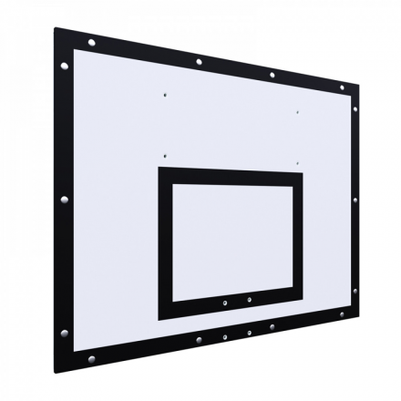 Щит баскетбольный тренировочный фанерный на металлической раме 1200х900 мм., фото 1