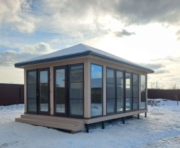 Застекленная беседка Аннэт 4х6, фото 19