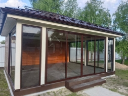 Застекленная беседка Аннэт 4х6, фото 16