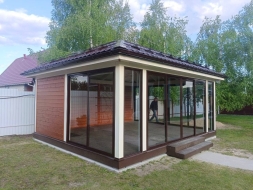 Застекленная беседка Аннэт 4х6, фото 15