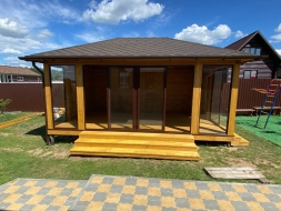 Застекленная беседка Аннэт 4х6, фото 7