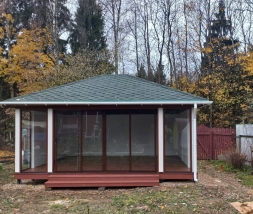 Застекленная беседка Аннэт 4х6, фото 3