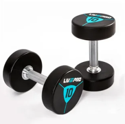 Гантели в уретане LIVEPRO Premium Urethane Dumbbells 44 кг