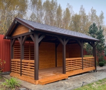 Прямоугольная беседка Крымская Прямоугольная беседка Крымская