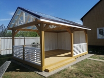 Прямоугольная беседка Крымская Прямоугольная беседка Крымская