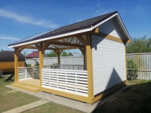 Прямоугольная беседка Крымская Прямоугольная беседка Крымская