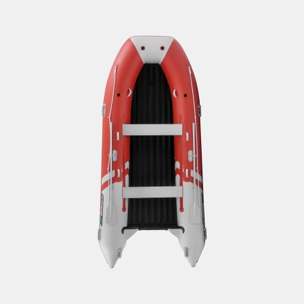 Gladiator E 420 PRO AIR Красно-белый моторная лодка ПВХ НДНД, фото 4