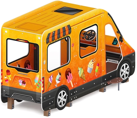 Автобус-мороженое (оранжевый) - Беседка - МФ 10.03.14-01, фото 2