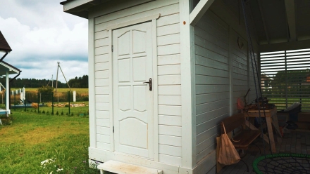 Навес для машин с хозблоком ПРАЙМВИЛЬ Премиум комплектация, фото 8