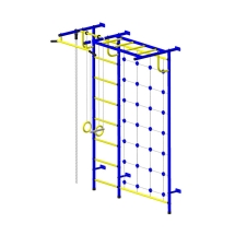 Спортивный комплекс Пионер С4СМ сине/жёлтый