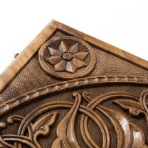 Нарды резные "Орнамент" с цельным рисунком, Haleyan Нарды резные "Орнамент" с цельным рисунком, Haleyan