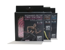 Набор из трех двуцветных эспандеров 208 см